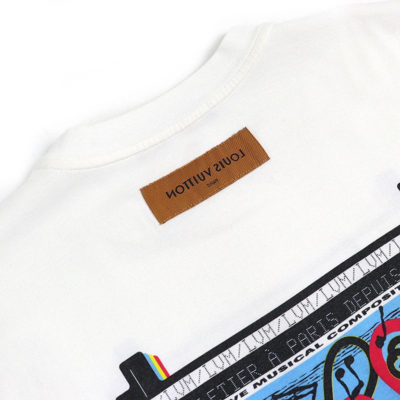 Louis Vuitton 23SS LV Jazz Flyer 100% Cotton Crew Neck Short Sleeve T-shirt