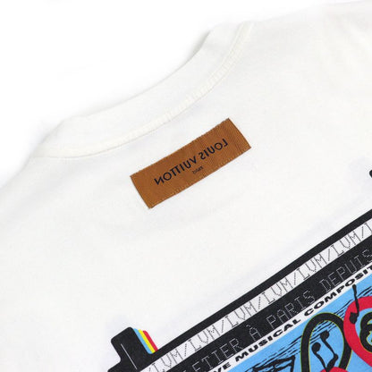 Louis Vuitton 23SS LV Jazz Flyer 100% Cotton Crew Neck Short Sleeve T-shirt