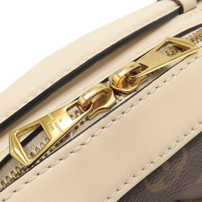 Louis Vuitton Shoulder Bag Saintonge Monogram Canvas Leather Clesme Gold