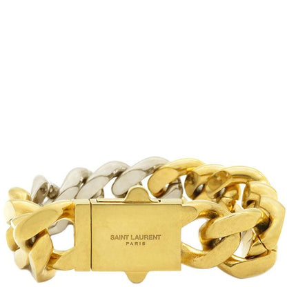 Saint Laurent Bracelet Carryover Classic GP Gold Two Tone Color [box