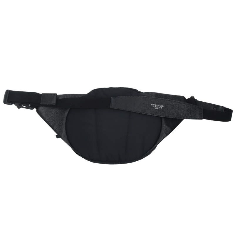 Bvlgari X Fragment Design Fragment Design Leather Switched Nylon Body Bag Men's