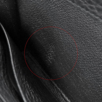 Gucci Long Wallet Soho Interlocking Wallet Leather Black Gold Hardware Black