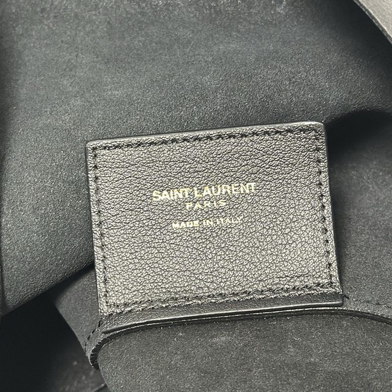 Saint Laurent Paris Tote Bag Shopping Tote 394195 Black Leather