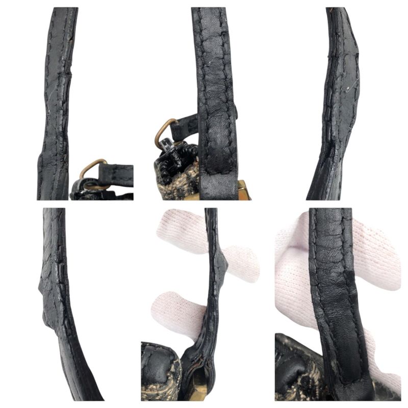 Gucci GG Pattern Gray GG Canvas 07199 2133 Handbag Accessory Pouch Women 504892