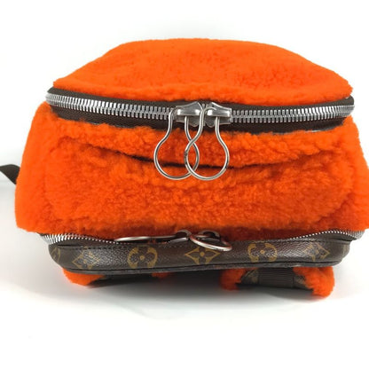Louis Vuitton Backpack Sac Celebrating Backpack M40277 Fur Orange