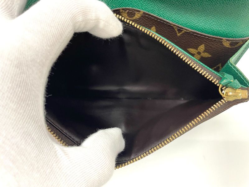 Louis Vuitton Monogram Portefeuille Emilie Zipper Long Wallet M60137 Brown And