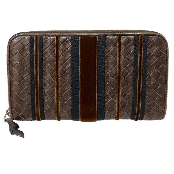 Bottega Veneta 114076-v3881-2040 Round Zipper Long Wallet Unisex