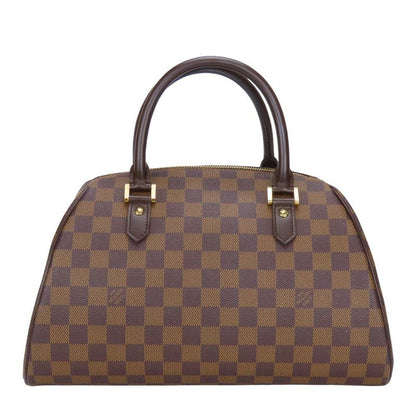 Louis Vuitton Handbag Rivera MM N41434 Damier Ebène Brown Gold Hardware Handbag