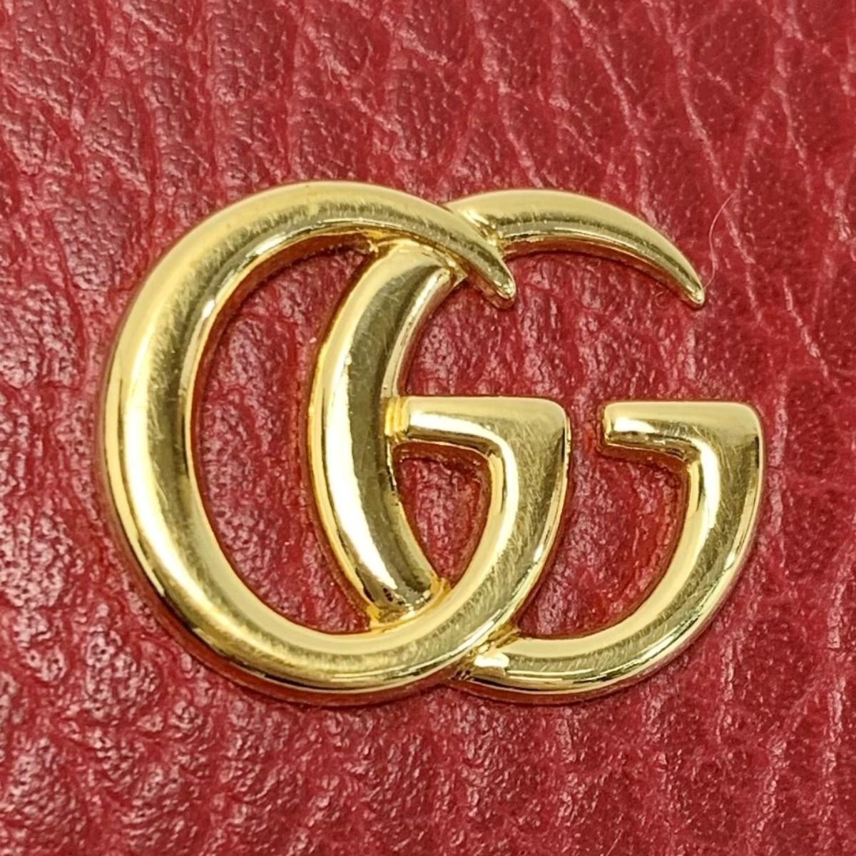 Gucci Petitmarmont Leather 456118 Red Key Case Key Holder