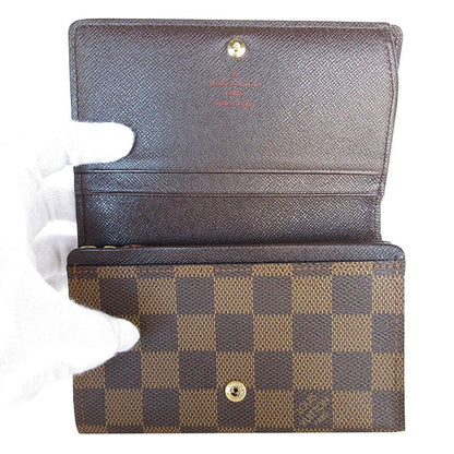 Louis Vuitton Damier Portefeuille Tresor Folding Wallet