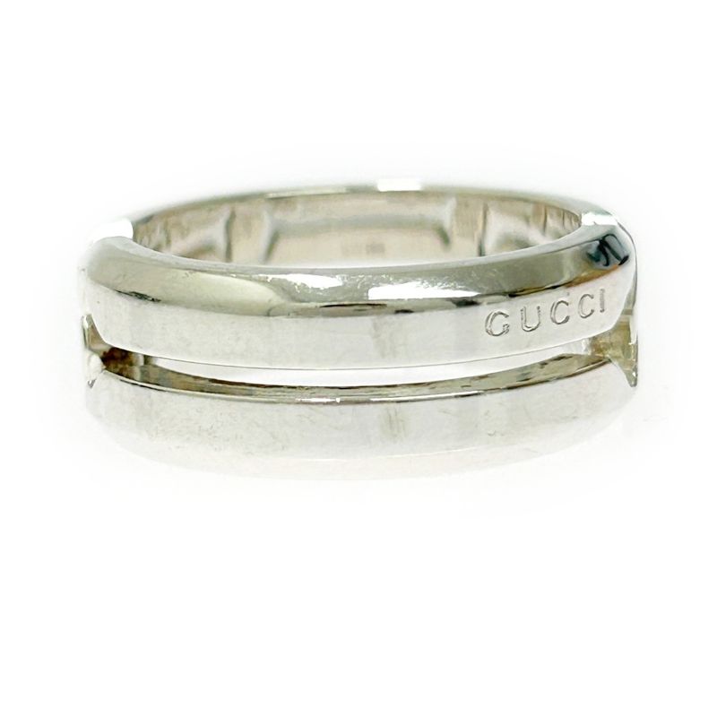 Gucci Silver Knot Infinity Ring 6.3g 925 Engraved 364367 Ring