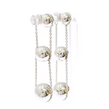 Tiffany & Co Tiffany & Co Silver Hardware Ball Triple Drop Earrings 12.4g 925