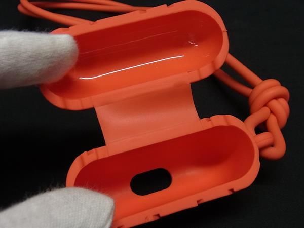 Bottega Veneta Intrecciato Rubber Air Pods Case Air Pods Case Orange Bi9501