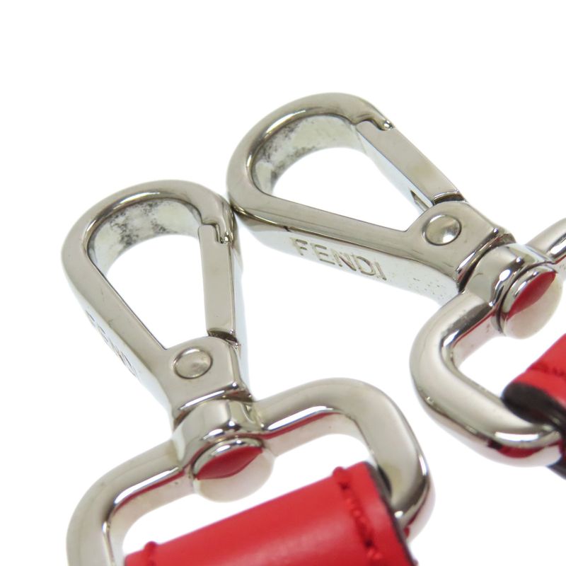 Fendi Logo Braided Shoulder Strap Calf Women