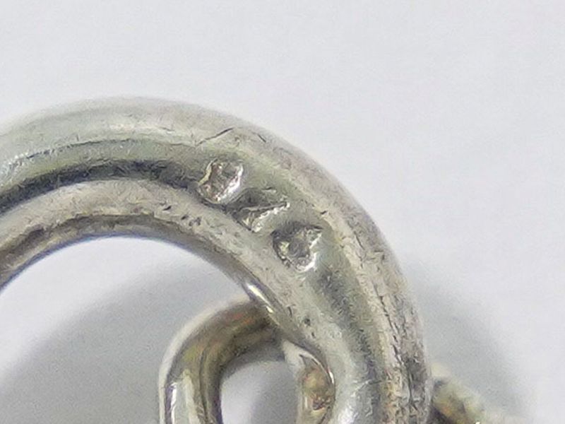 Authentic Tiffany & Co Tiffany & Co Atlas Bar Plate 925 Necklace Pendant Silver