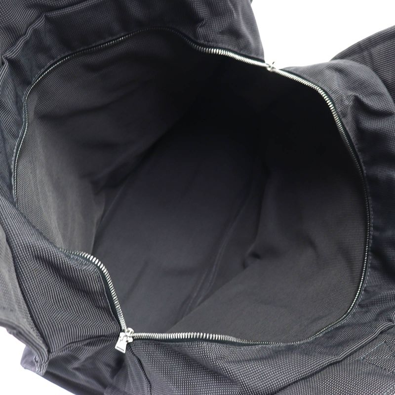 Hermes Yale Line GM Serie Button Canvas Large Shape Tote Bag Boston Bag Gray