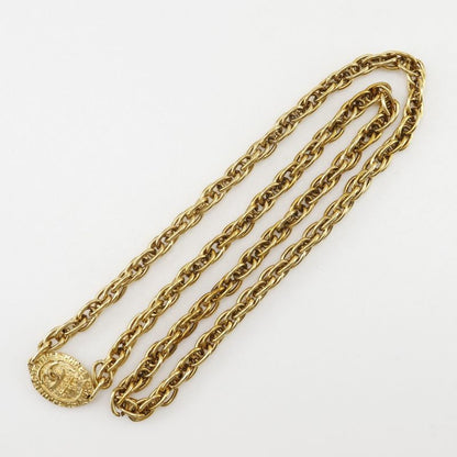Chanel Coco Mark Long Vintage Gold Plated Ladies 148g Necklace