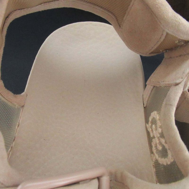 Gucci GG Rhinestone Sports Sandals Size 35 Approx 22cm (8.66in) Beige Ladies