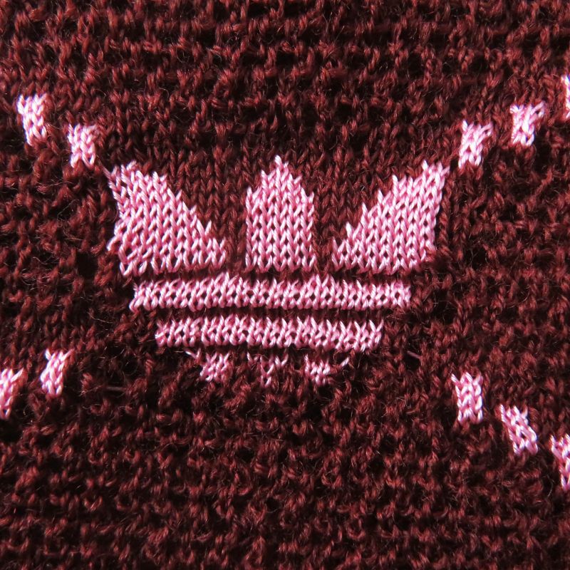 Gucci×adidas Gucci×adidas 693830 Trefoil Jacquard Jogger Pants Brown Pink XS