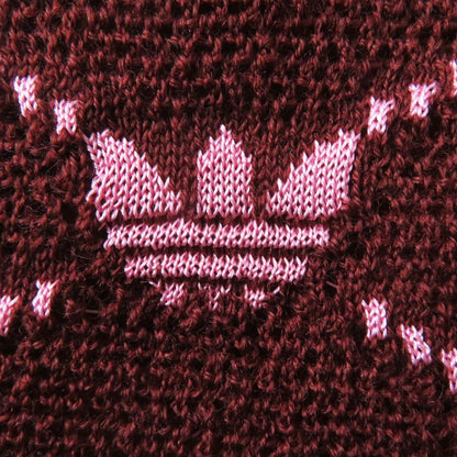 Gucci×adidas Gucci×adidas 693830 Trefoil Jacquard Jogger Pants Brown Pink XS