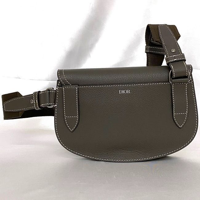 Christian Dior Shoulder Bag Brown Saddle 1