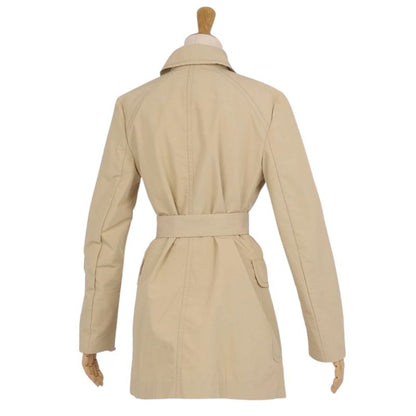 Prada Coat Belted Stainless Steel Collar Coat Balmacánco