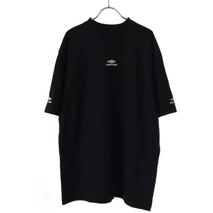 Balenciaga Logo Embroidery T-Shirt 802038 Tmva5 Black XS