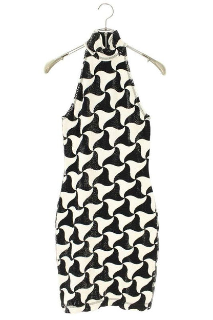 Bottega Veneta 688937 V1n60 Wave Triangle Dress Women's Xs