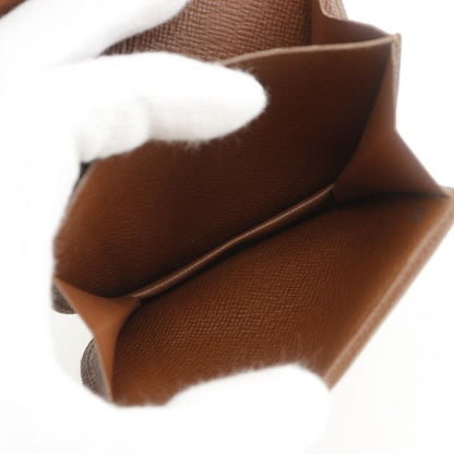 Louis Vuitton Porte Monnaie Gousset M61970 Monogram Canvas Brown Ct1004 Unisex