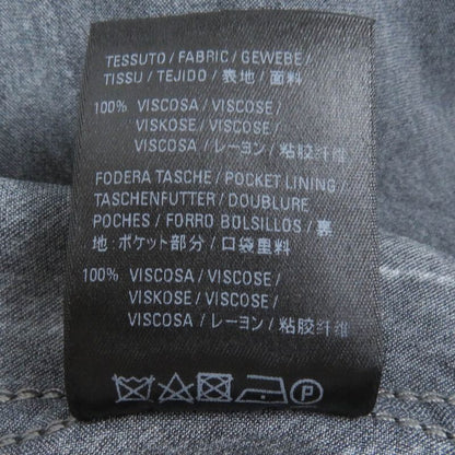 Balenciaga 20SS 621580 Denim Transfer Print Stretch Jacket Blouson Black L Made