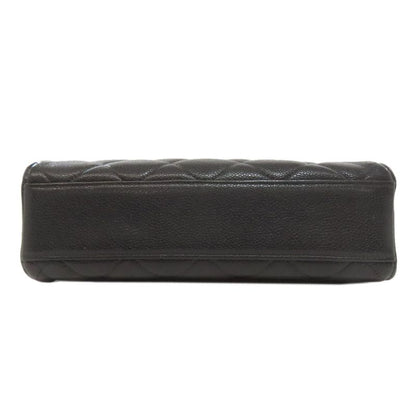 Chanel Matelasse Coco Mark Gold Hardware Shoulder Bag Grained Calfskin Women