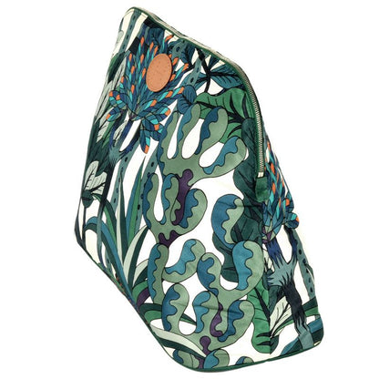 Hermes Bolide Pouch Silk Green TGM Botanical