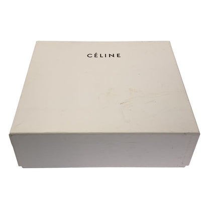 Celine Leather Espadrille Wedge Sole Sandals - 35 - Navy Beige - Women's