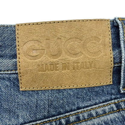 Gucci 24ss Horsebit Denim Pants 760028 25(actual Size 78cm (30.71in) W30