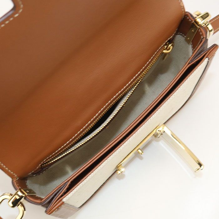 Prada 1bd257 2DLI F0a5t Shoulder Bag Hemp Cotton Women