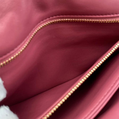 Loewe Shoulder Bag Puffergoya Bag Ap40p41x01 Lambskin Anagram Plum Rose Pink