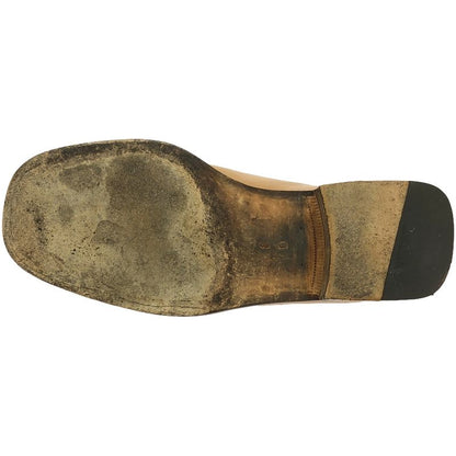 Gucci Metal Plated Square Toe Shoes 110 1399 Beige 8d