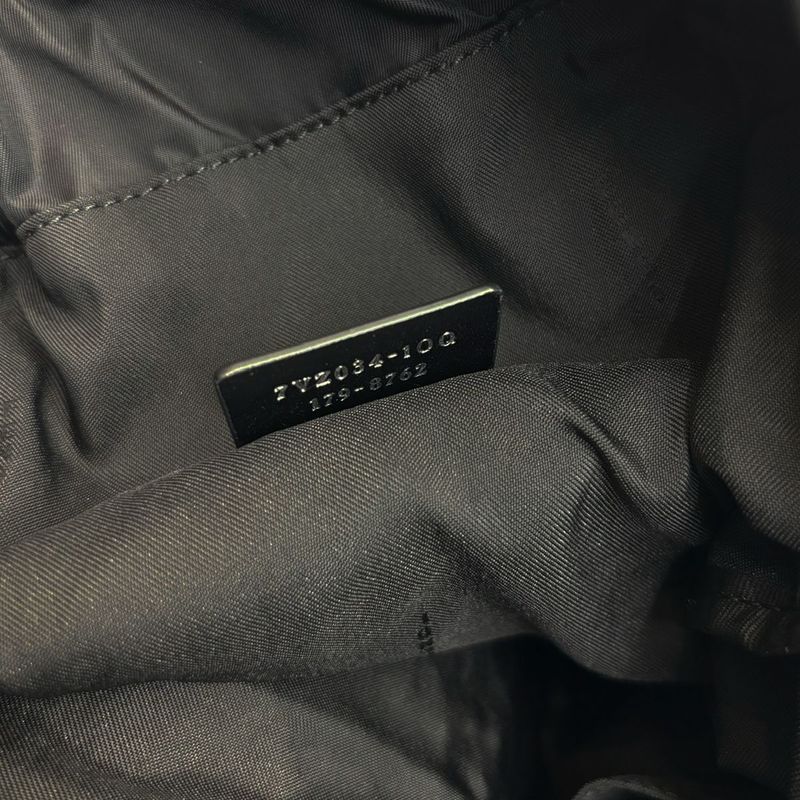 Fendi Nylon Backpack Black Vocabulary