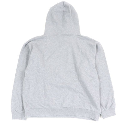 Celine 2y321670q 100% Cotton Logo Print Loose Hoodie Pullover Hoodie Grey XL
