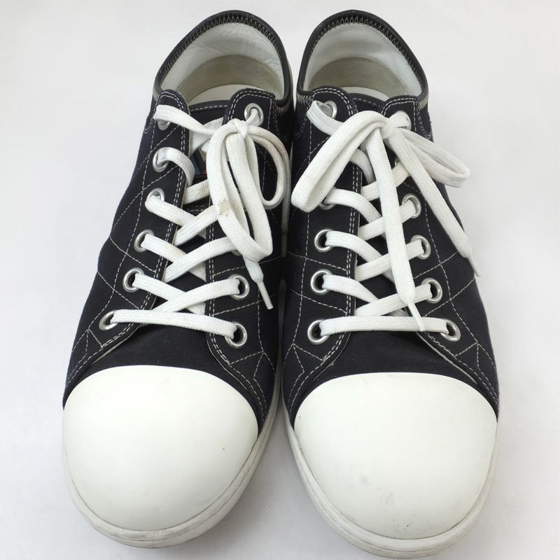 Louis Vuitton Low Cut Sneakers - Navy - Size 7 26.0cm (10.24in) White
