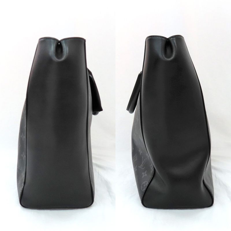 Louis Vuitton Grand Sac M44733 Monogram Eclipse Tote Bag Black Gray -