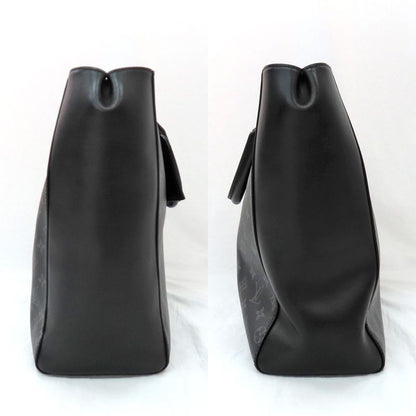 Louis Vuitton Grand Sac M44733 Monogram Eclipse Tote Bag Black Gray -