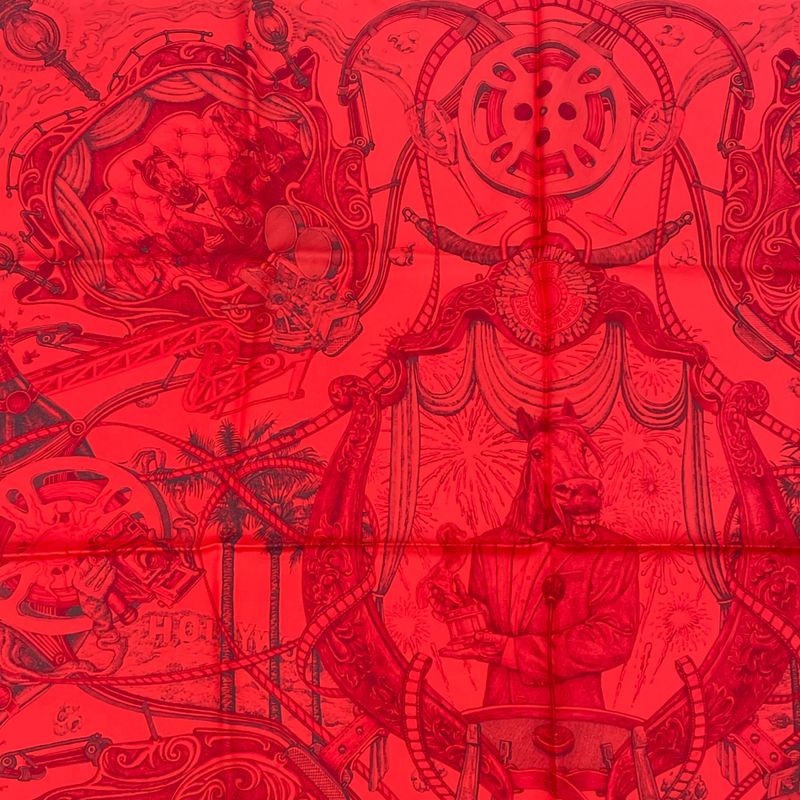 Hermes Carre 90 Horsawards Silk Scarf