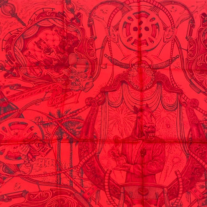 Hermes Carre 90 Horsawards Silk Scarf