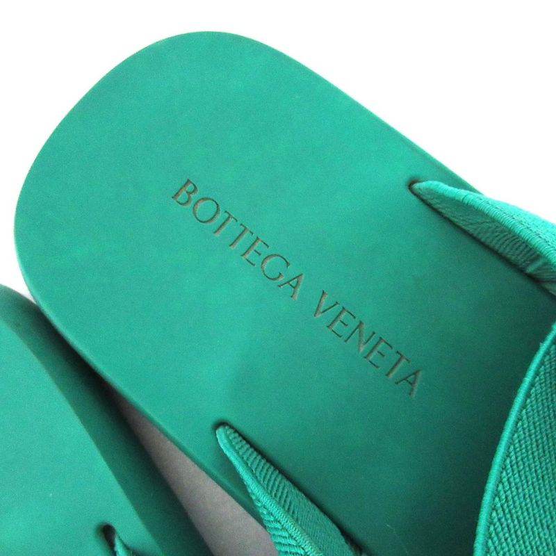 Bottega Veneta Intrecciato Flat Sandals Size 43 Approx 28cm (11.02in) Green