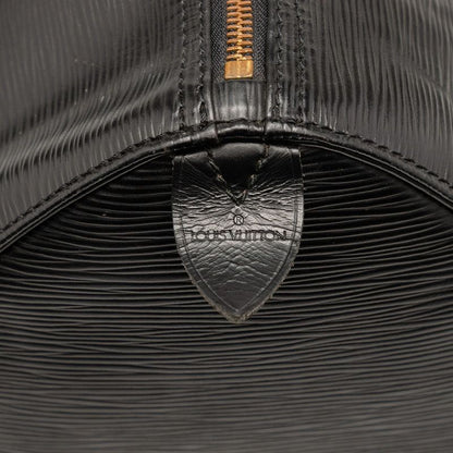 Louis Vuitton Epi Speedy 35 Handbag Boston Bag M42992 Noir Black Leather Women