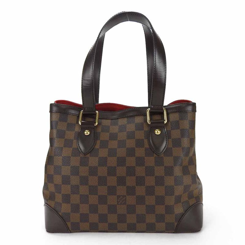 Louis Vuitton Tote Bag Hampstead PM N51205 Damier Canvas Brown - Shoulder Women