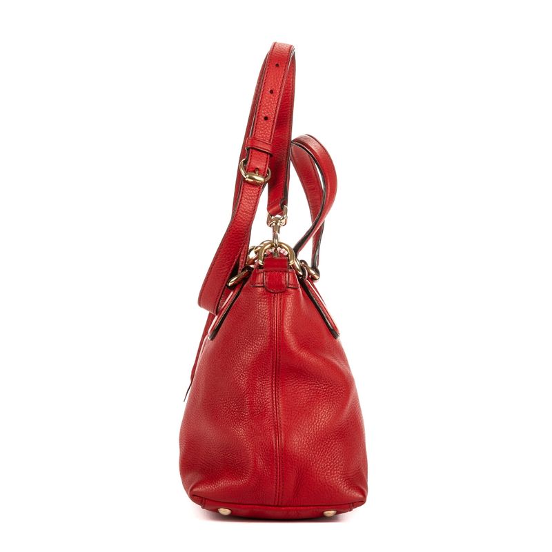 Gucci Soho Red Grain Leather A