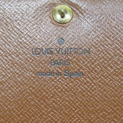 Louis Vuitton Monogram Portefeuille Tresor M61736 L-shape Zipper Bifold Wallet