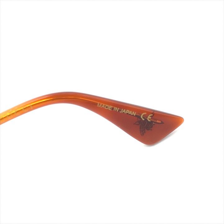 Gucci L'aveugle Paramor Round Frame Sunglasses Eyewear Gold Black